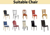 Elastic Chair Cover Stretch Removable Washable Short Dining Chair Cover Protector Seat Slipcover - Polyster, Elastic/ Stretchable, Multipack of1